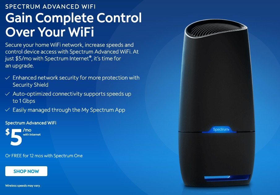 Spectrum 1 Internet